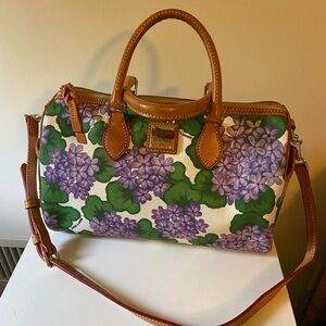 Dooney & Bourke flower pattern satchel purse